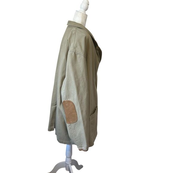 Orvis Zambezi Leather Trim Hunting Outdoor Safari Jacket Blazer Mesh Men's XL - Picture 2 of 16